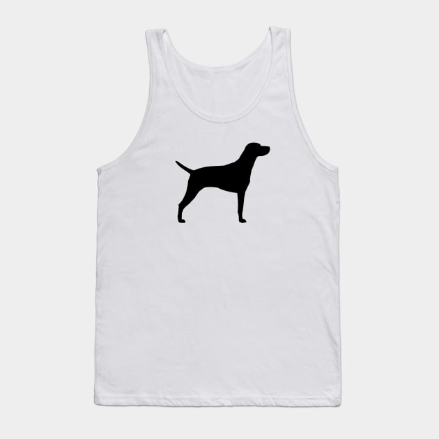 Hungarian Vizsla Silhouette Tank Top by Coffee Squirrel